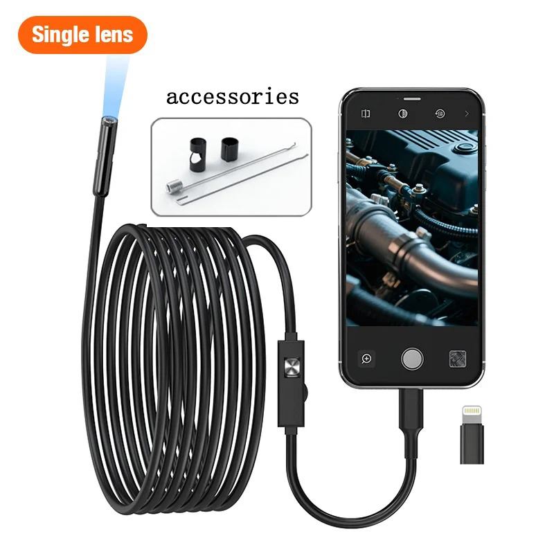 Single/Dual Lens Endoscope Cam - Macro Photography Led Lighting ulasan dan harga