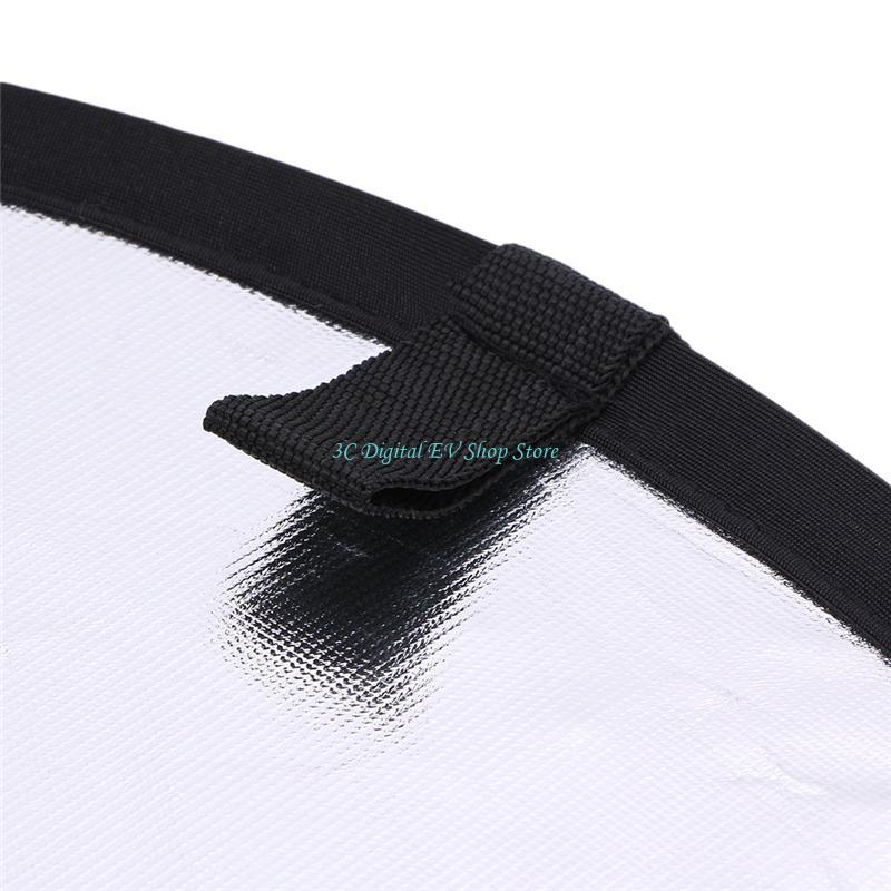 E74D 2 in 1 55-60cm Light Muli - Reflector Disc Silver ulasan dan harga