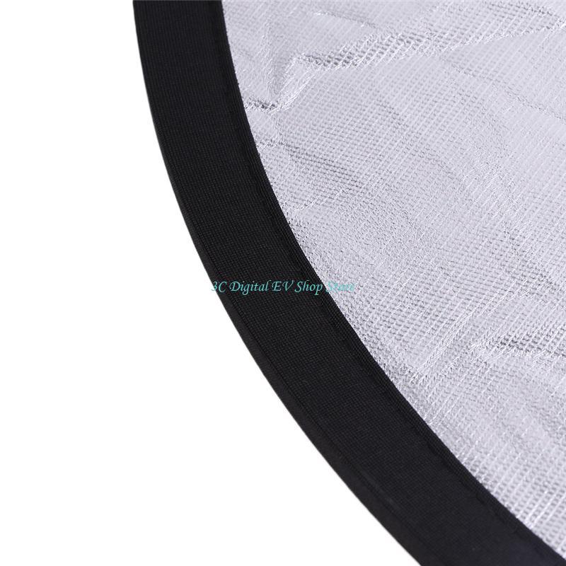 E74D 2 in 1 55-60cm Light Muli - Reflector Disc Silver ulasan dan harga