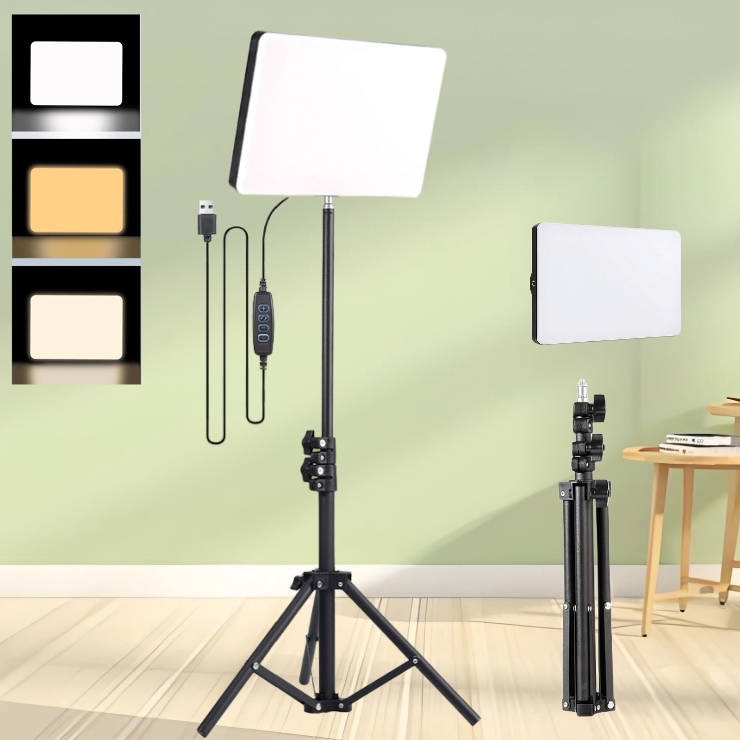 Live Streaming Ring Light Set: - Photography Lighting Portrait ulasan dan harga