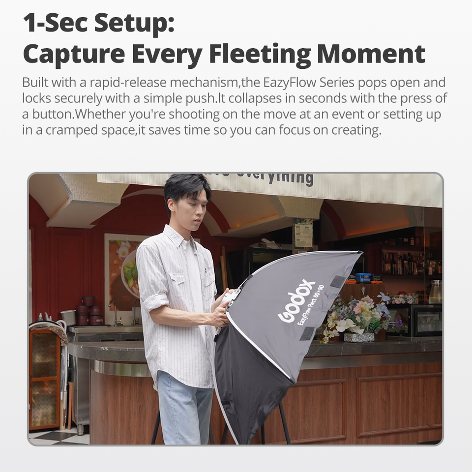 Godox EazyFlow series Foldable - Photography Lighting Setup ulasan dan harga