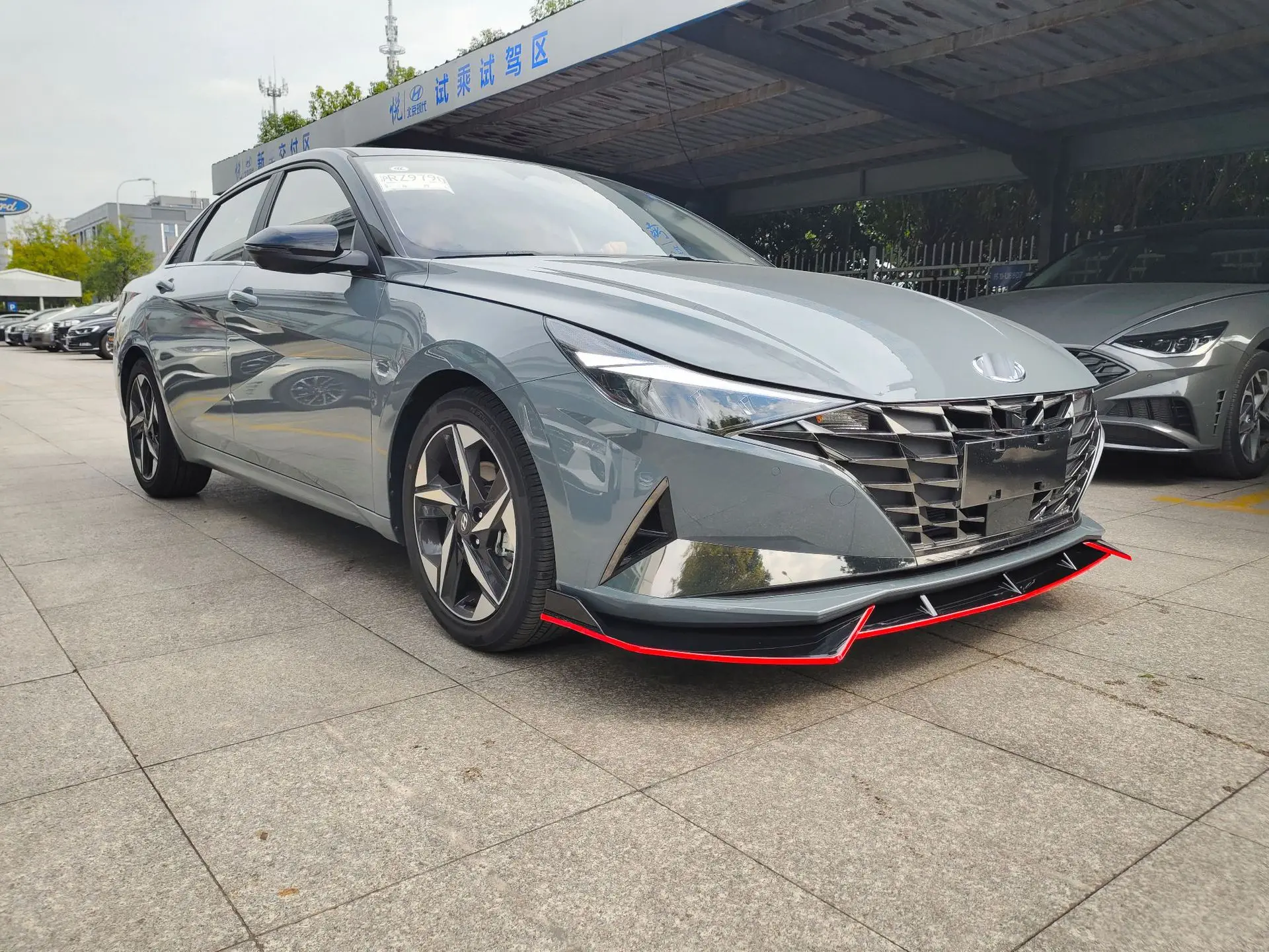Front Bumper Splitter for Hyun - Diffusion Material Roll ulasan dan harga